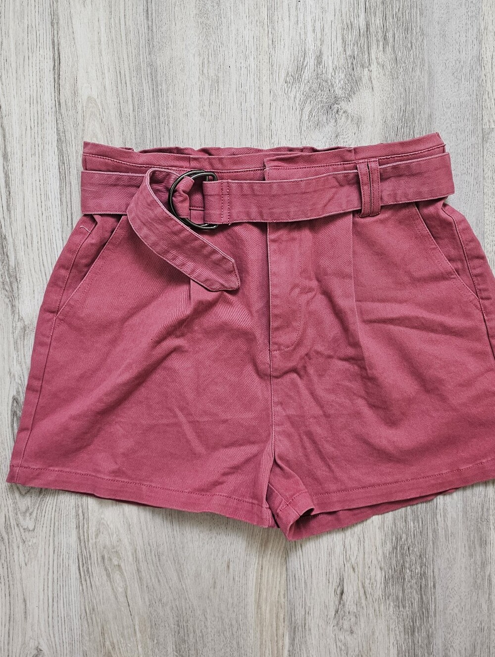 New Francescas Belted Casual Cotton Shorts